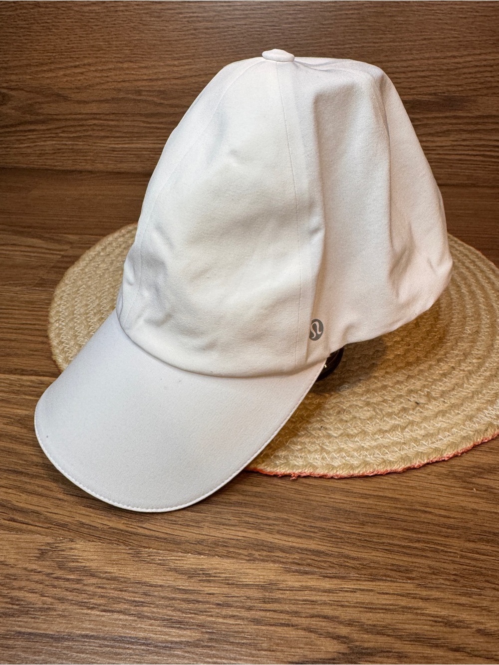 Lululemon Fast and Free Running Hat Women’s White One Size Spellout